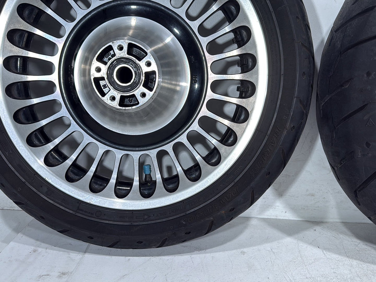 2012 Harley Electra Glide Touring Ultra Front & Rear Wheel Rim Tire 17" 16" NON-abs