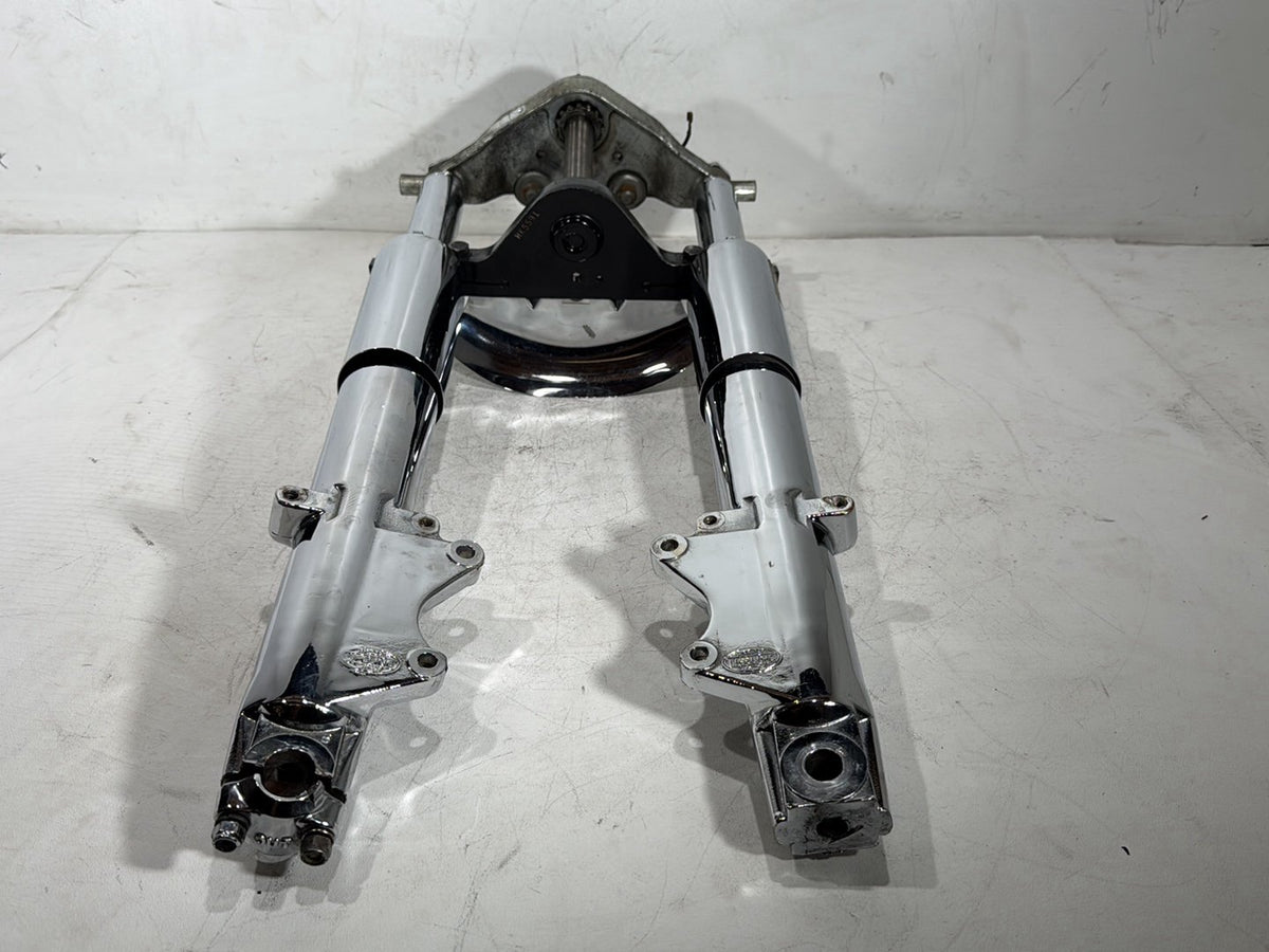 1990 Harley Electra Glide Touring Sport Front Triple Tree Set & LH RH Fork Legs Sliders