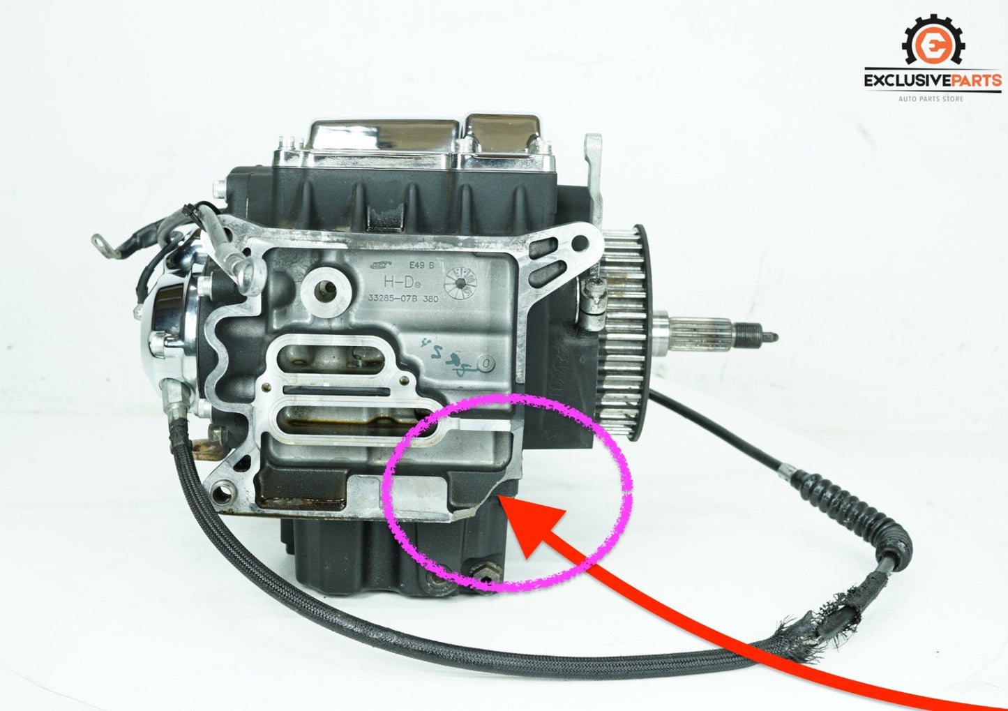 2007 - 2013 Harley-Davidson Touring Electra Glide Classic 6 Speed Transmission Gearbox 33166-10