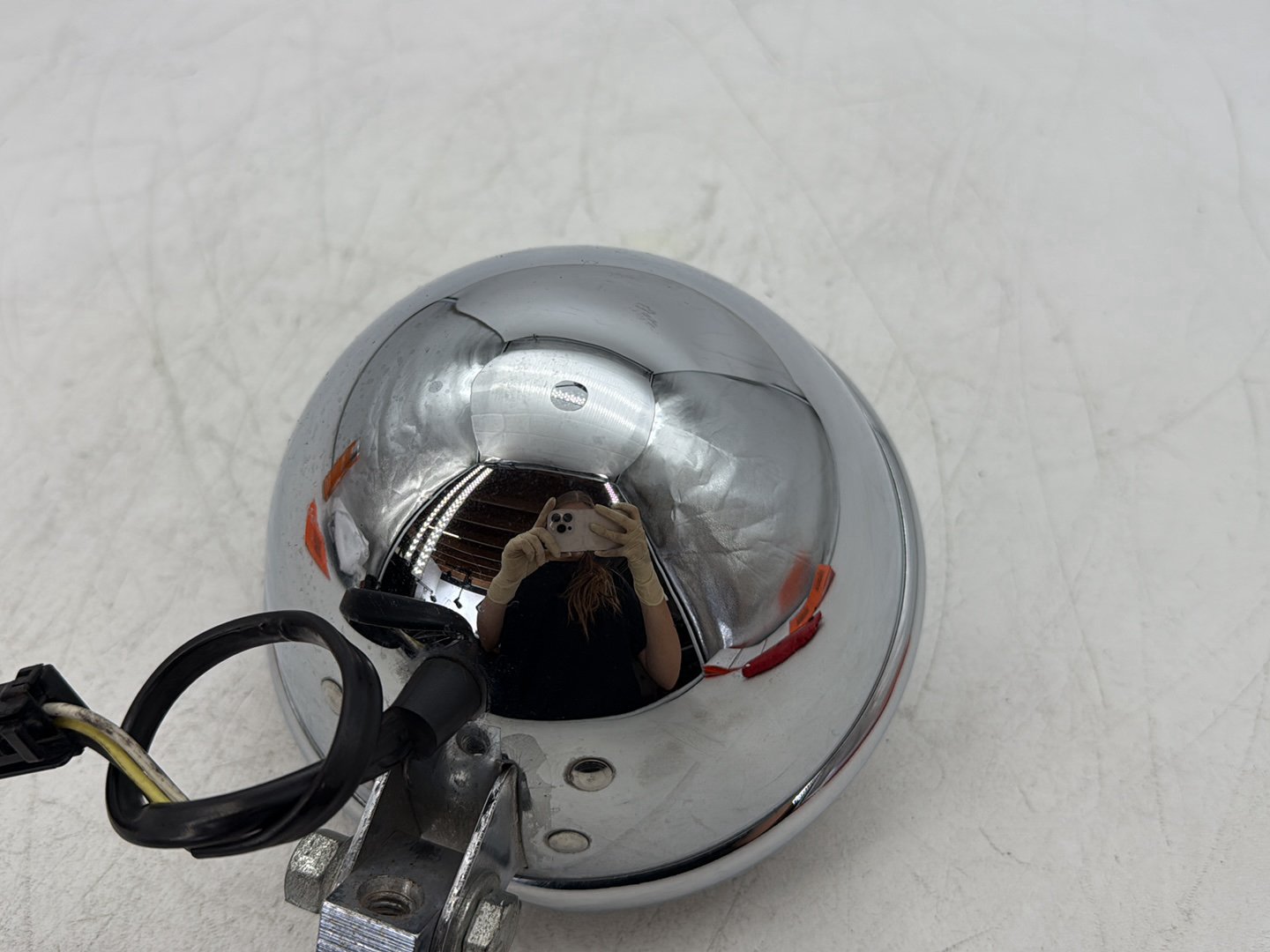 2000 Harley Dyna FXDWG Wide Glide OEM Headlight Headlamp Head Light Halogen