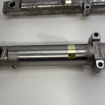 1986 - 2003 Harley-Davidson Sportster Hugger 883 Front Triple Tree Set & LH RH Fork Legs Sliders  	45563-87