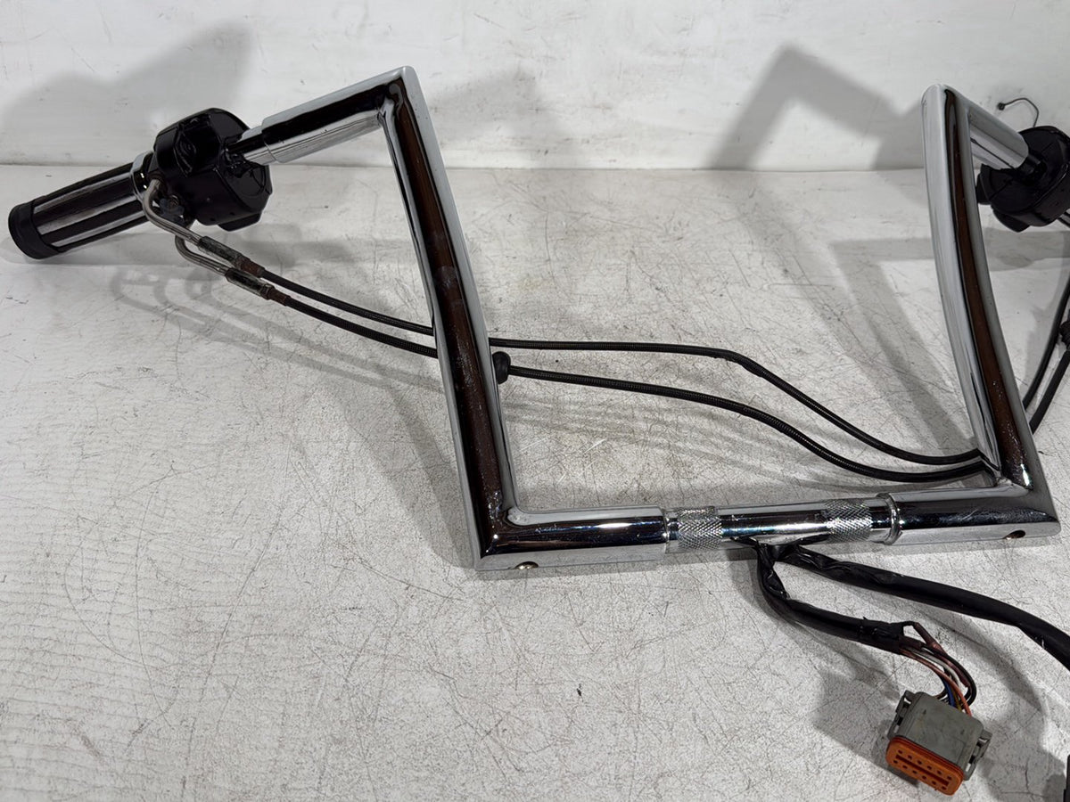 2005 Harley Road King Touring Police OEM Handlebars Left Right Switches Controls