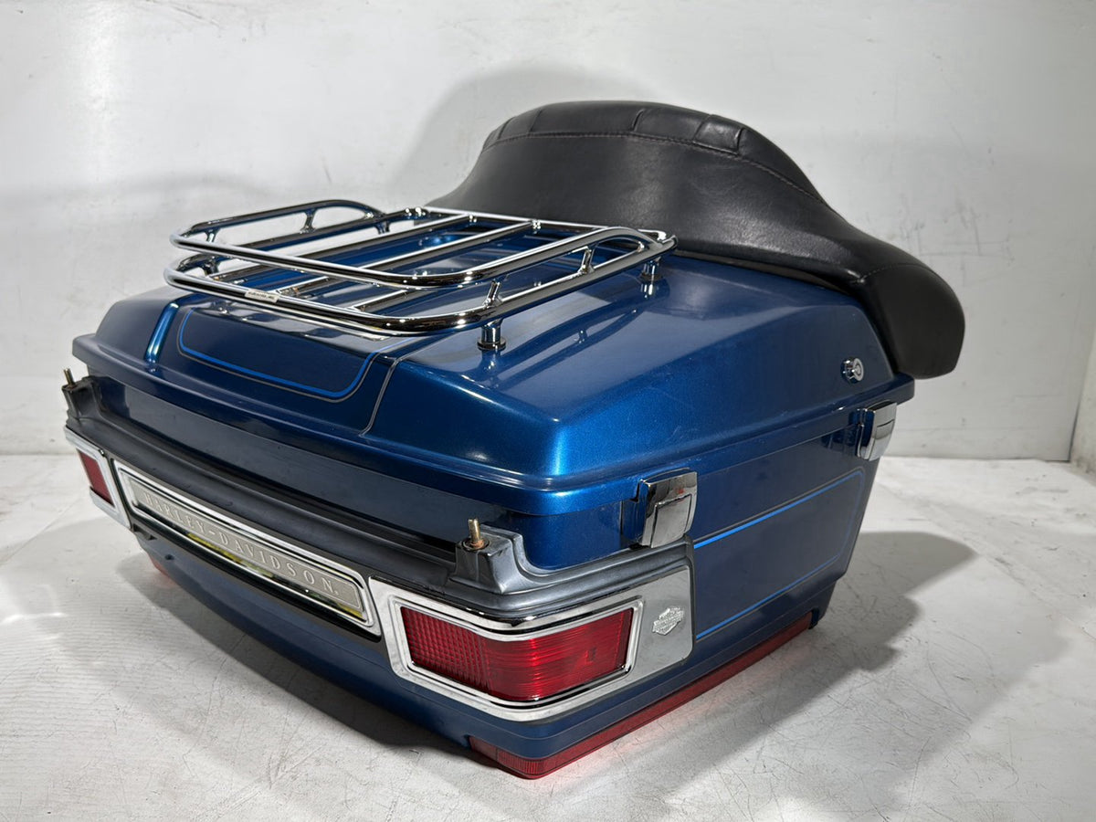 2006 Harley Electra Glide Touring Ultra FLHTCUI OEM Pass Backrest Tour Pak Luggage NOKey