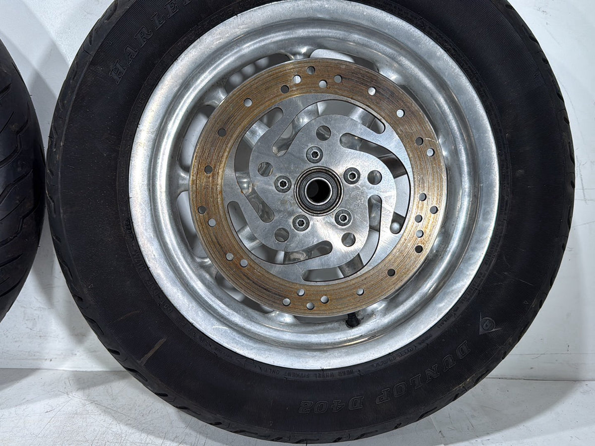 2006 Harley Electra Glide Touring Ultra OEM Front & Rear Wheel Rim Tire 16"