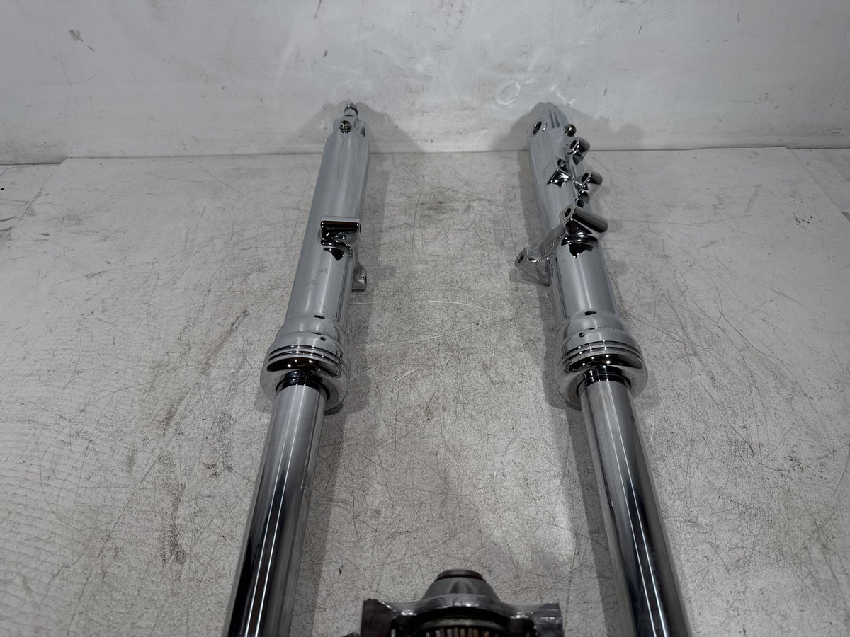 2002 Harley Dyna Wide Glide FXDWG OEM Front Left & Right Fork Legs Sliders