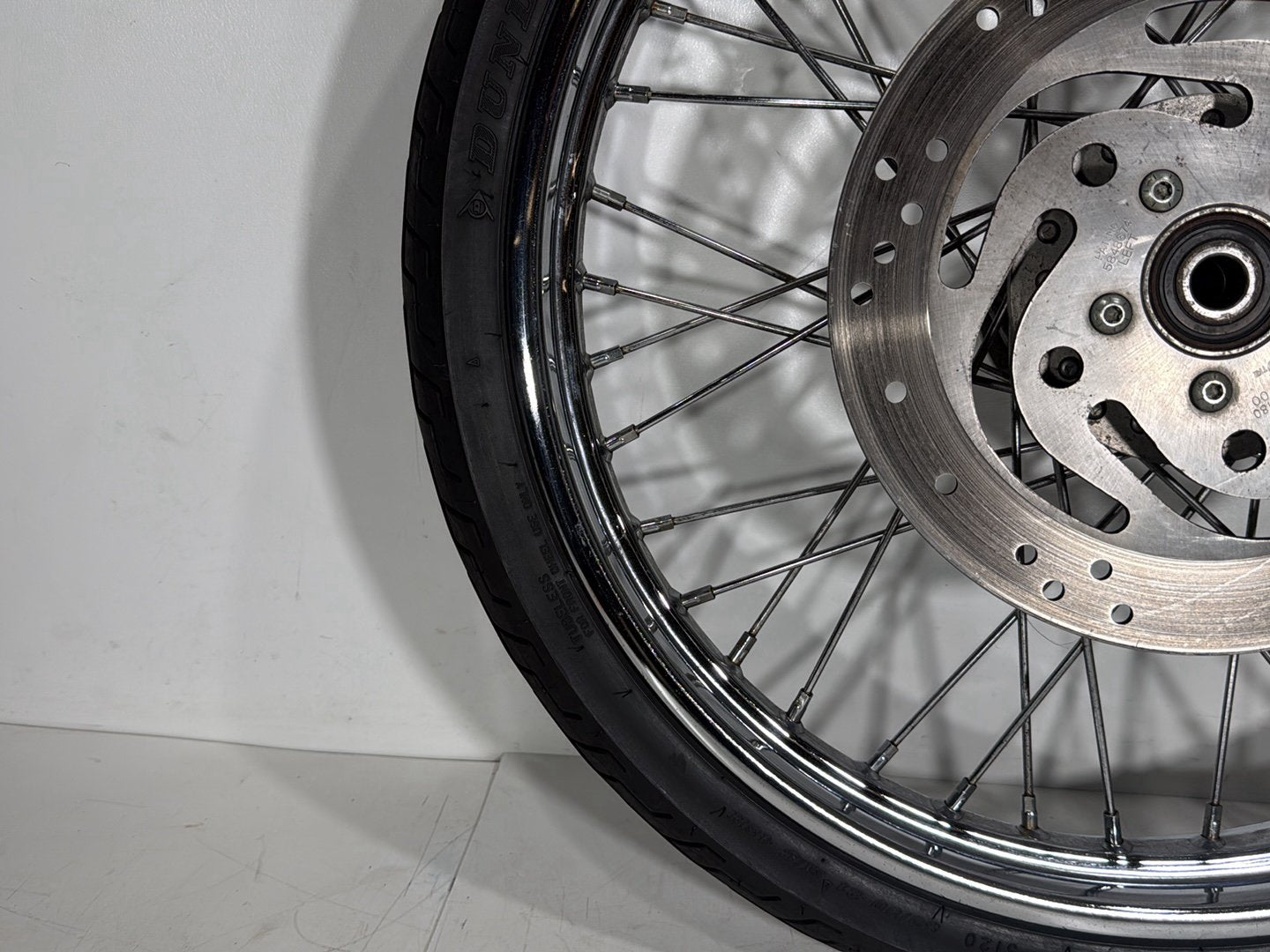2005 Harley Sportster XL883C 883 Custom OEM Front Wheel Rim Tire Spoked