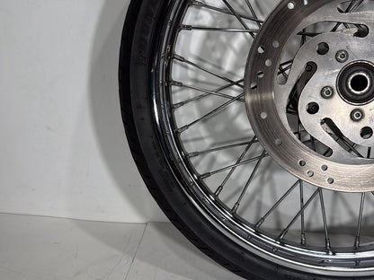 2005 Harley Sportster XL883C 883 Custom OEM Front Wheel Rim Tire Spoked
