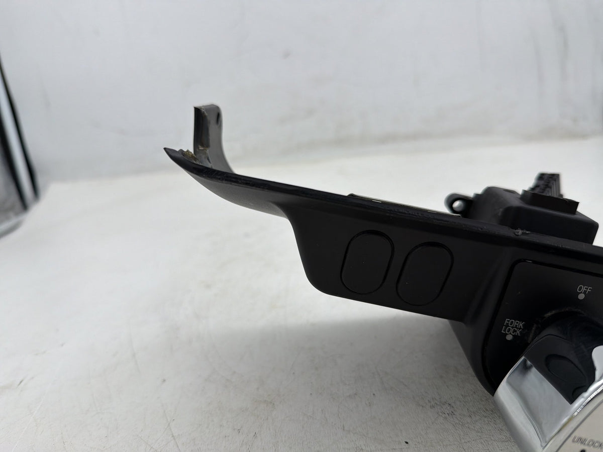 09 Harley Street Glide Touring FLHX OEM Dash Ignition Cap Switch Lockset NO Key