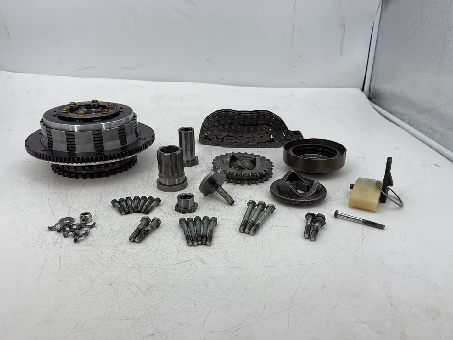 2005 Harley Dyna FXDWG Wide Glide OEM Clutch Basket Chain Tensioner Kit