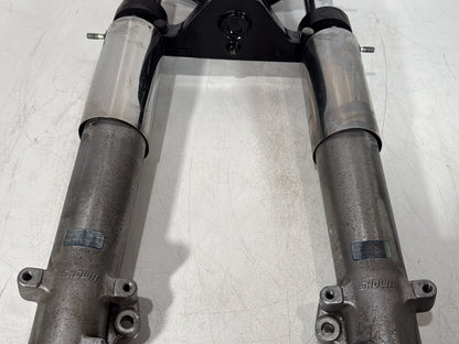 1999 - 2006 Harley-Davidson Touring Road King Police Front Triple Tree Set & LH RH Fork Legs Sliders 45446-87A