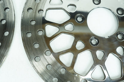 1999 - 2006 Harley-Davidson Touring Electra Glide Police Front Brake Rotors Disc Pair 44136-00
