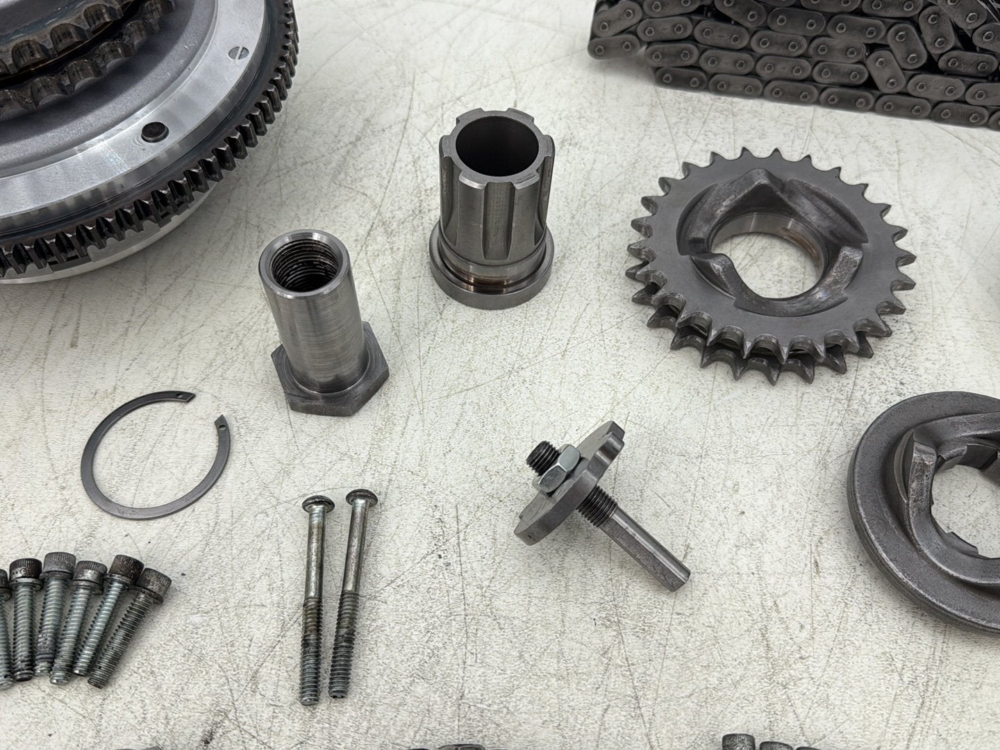 2004 Harley Dyna Super Glide FXDI OEM Clutch Basket Chain Tensioner Kit