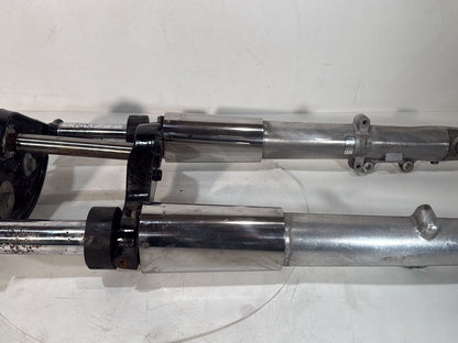 2007 - 2012 Harley-Davidson Touring Street Glide Front Triple Tree Set & LH RH Fork Legs Sliders