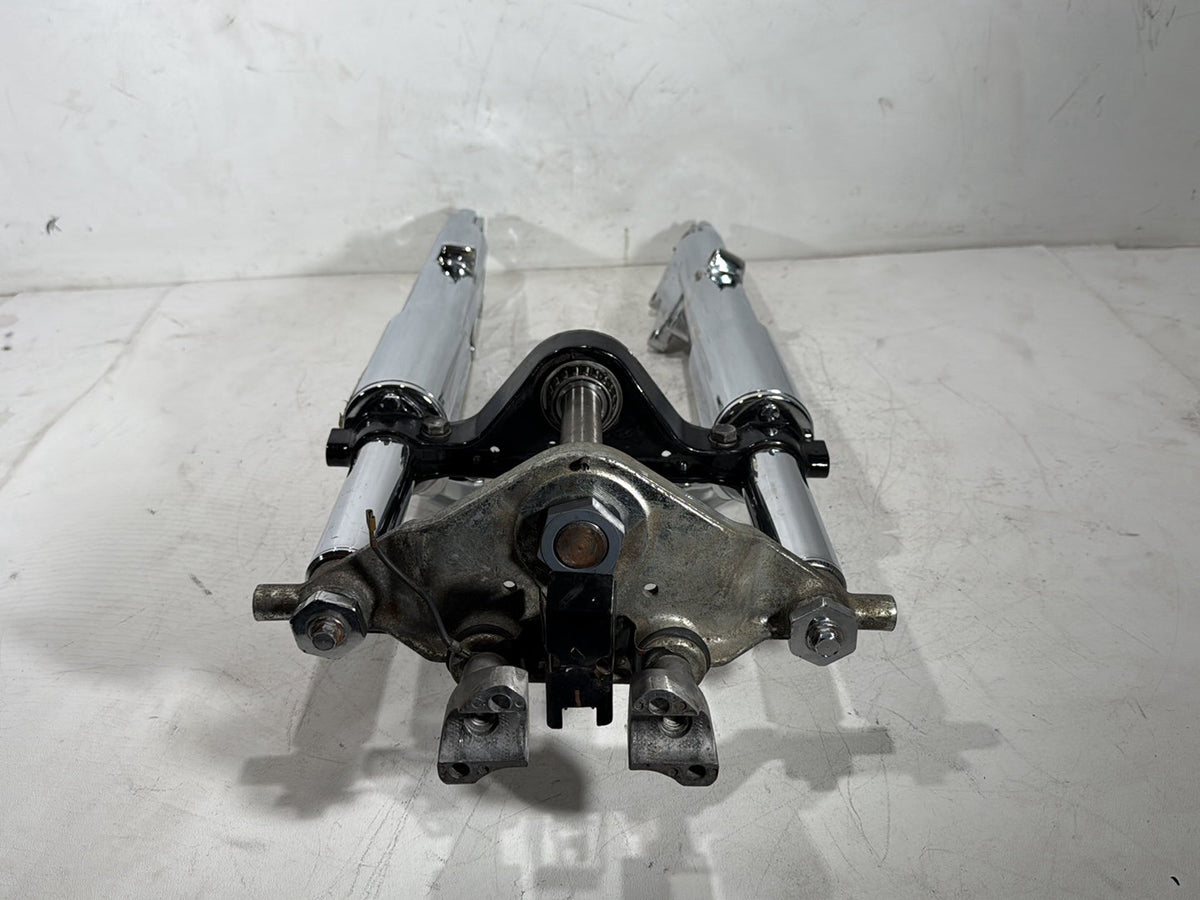 1990 Harley Electra Glide Touring Sport Front Triple Tree Set & LH RH Fork Legs Sliders