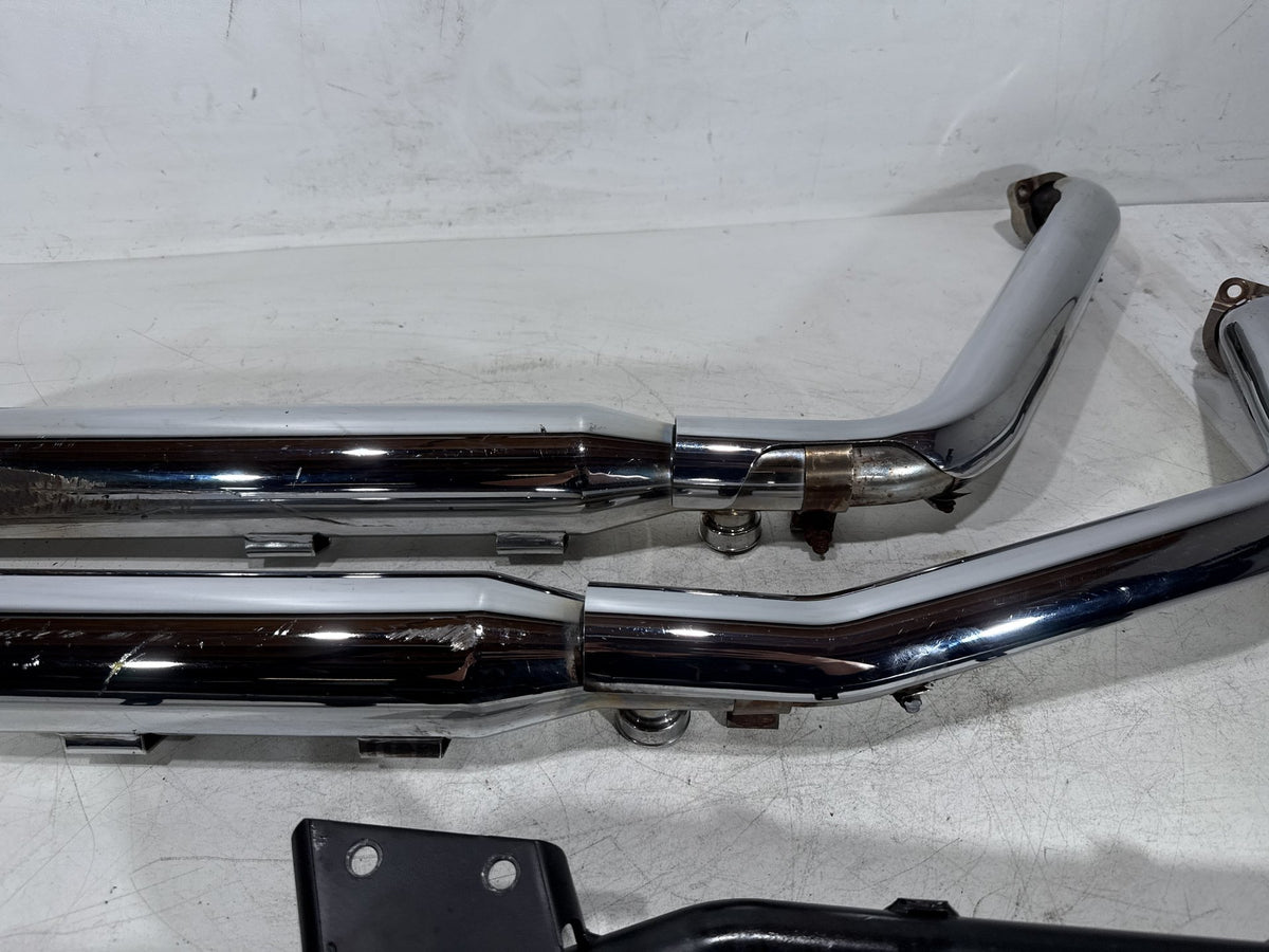04 Harley Heritage Softail Classic FLSTCI Exhaust Header Pipes Muffler S & S