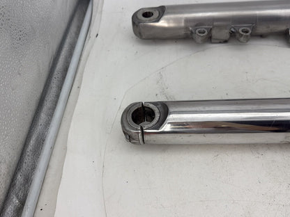 2006 Harley Dyna Super Glide Custom FXDCI OEM Front Triple Tree Set & LH RH Fork Legs Sliders