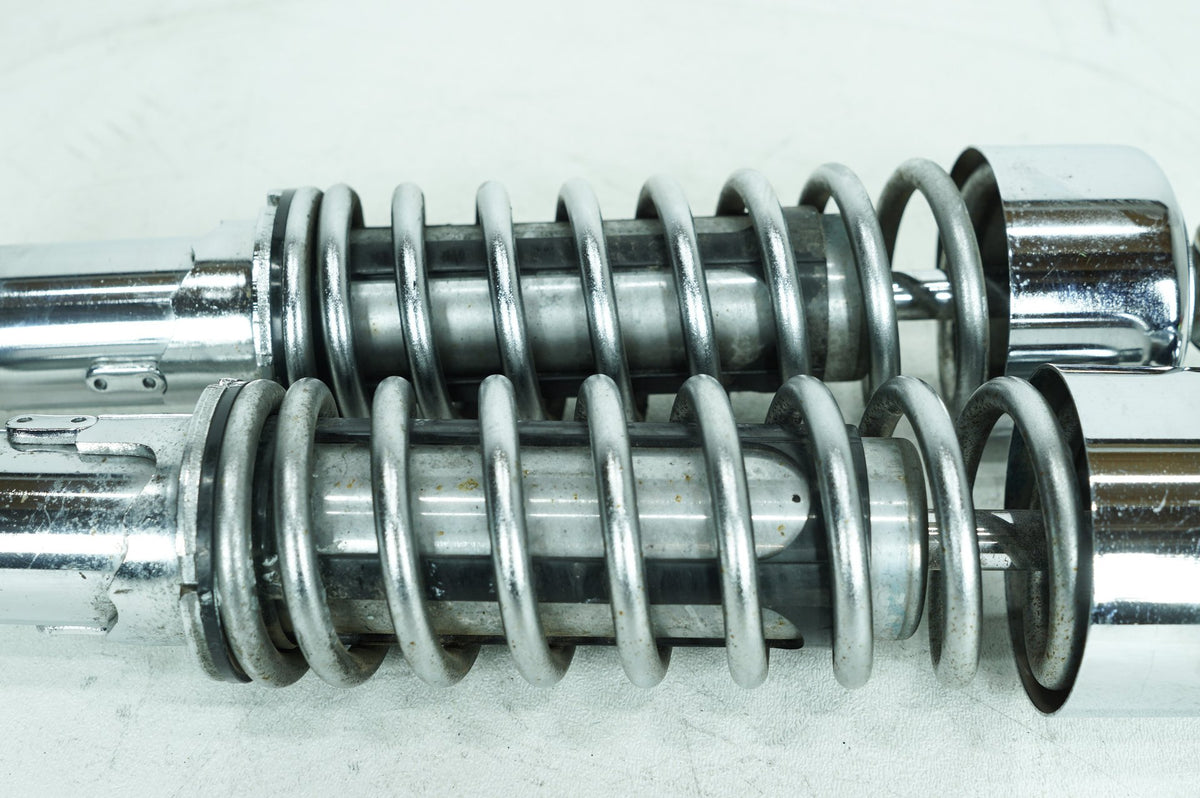 2003 Harley Sportster XL883 Hugger OEM Rear Left Right Shock Absorbers Low 12"