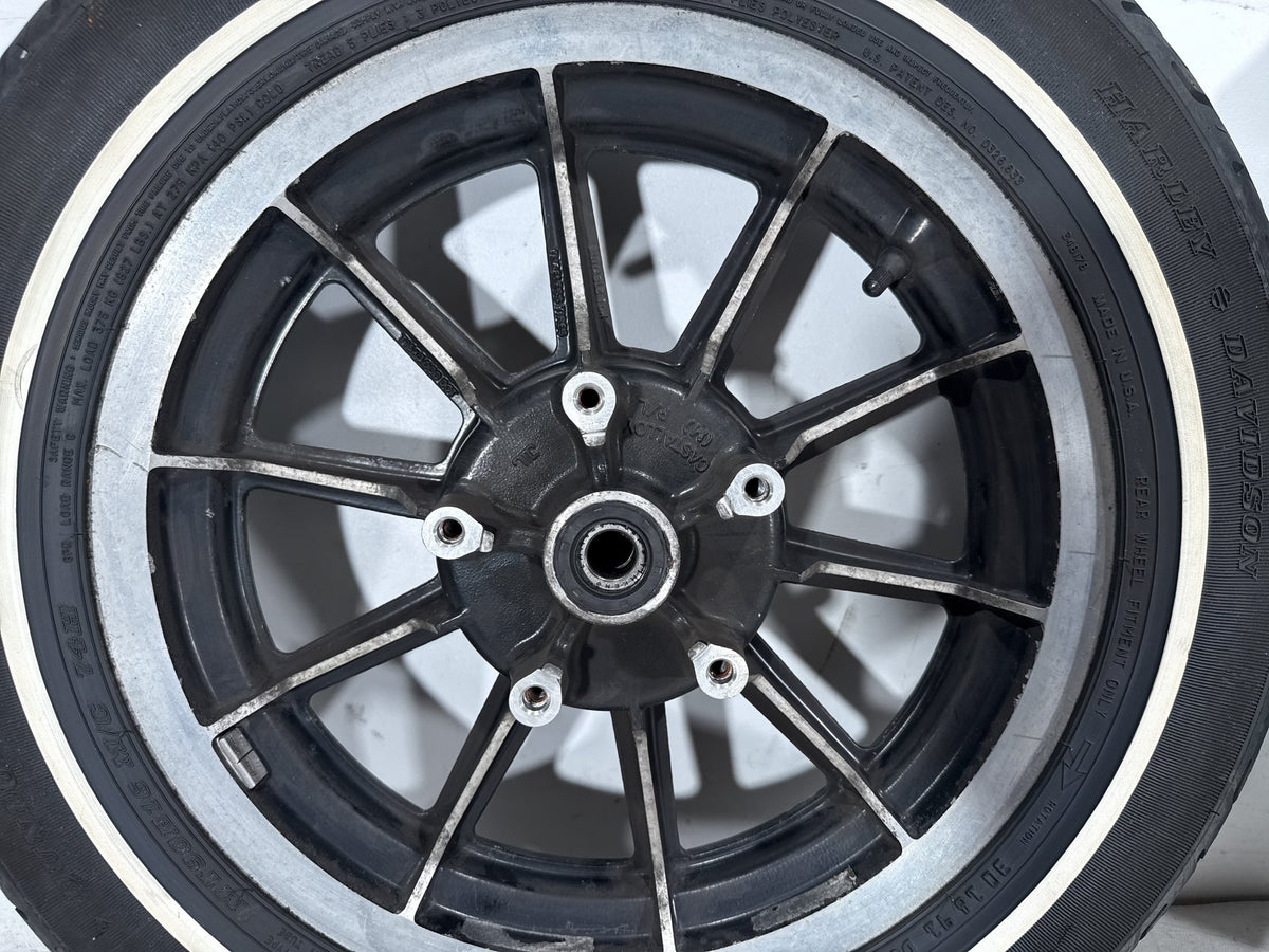 1995 Harley Electra Glide Touring FLHT Front & Rear Wheel Rim Tire MT90B16 16"