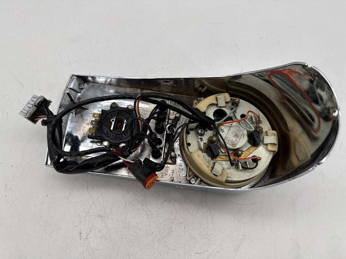 97 Harley Heritage Softail Classic Fuel Tank Dash Console Speedometer NOKey 23K