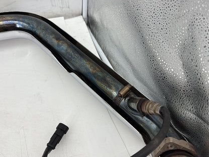 2010 Harley Dyna Fat Bob FXDF Exhaust Header Pipes Vance & Hines SCRATCHED