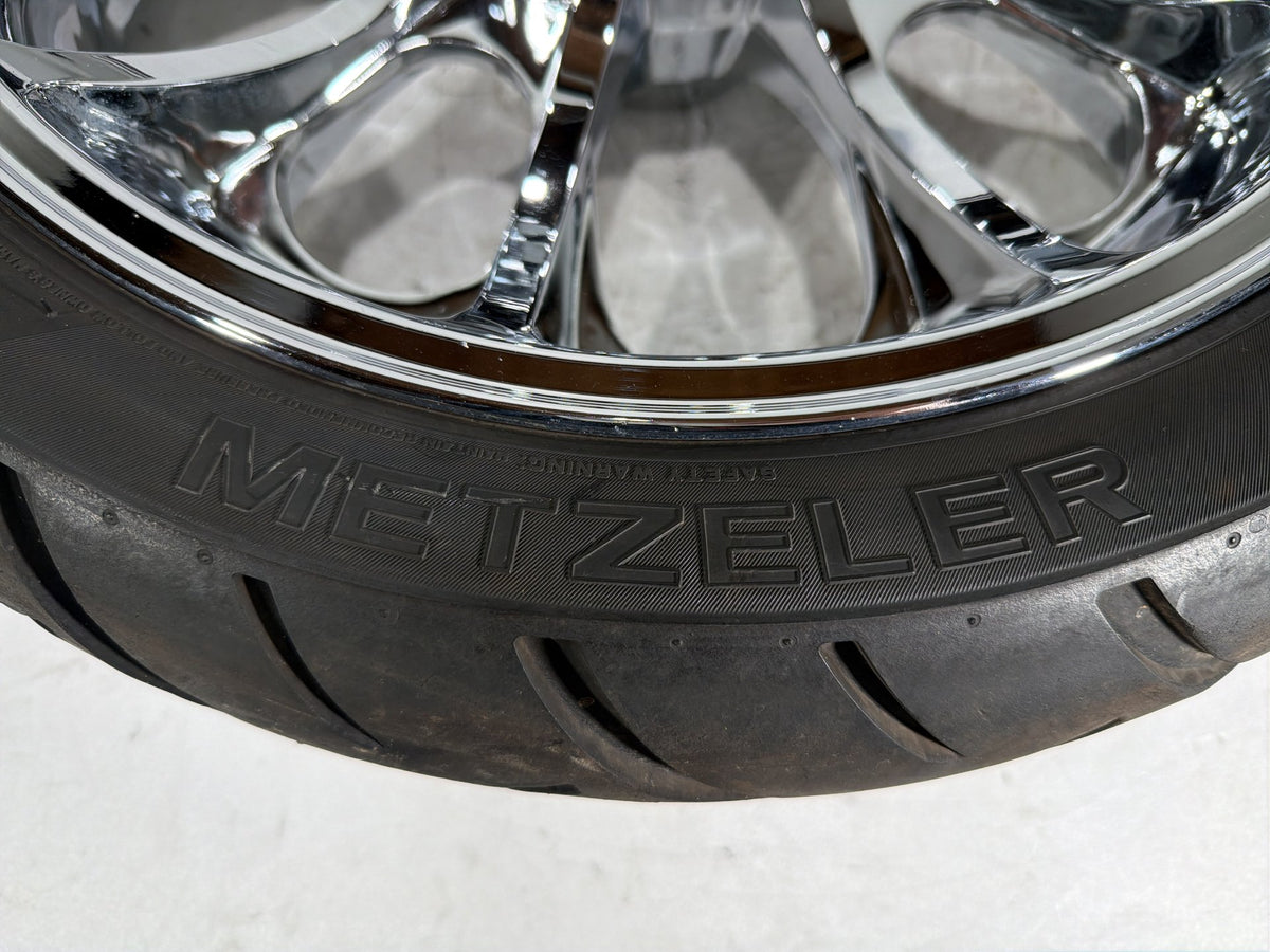 12 Harley Street Glide Touring FLHX OEM Rear Wheel Rim Tire 180/55B18 18" Chrome