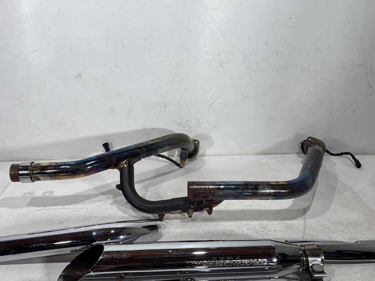 2006 Harley Dyna Super Glide FXDI OEM Exhaust Header Pipes Muffler