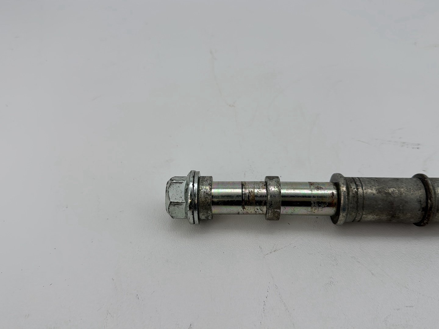2008 Harley Softail Deluxe FLSTN OEM Rear Fork Swingarm Pivot Bolt Shaft