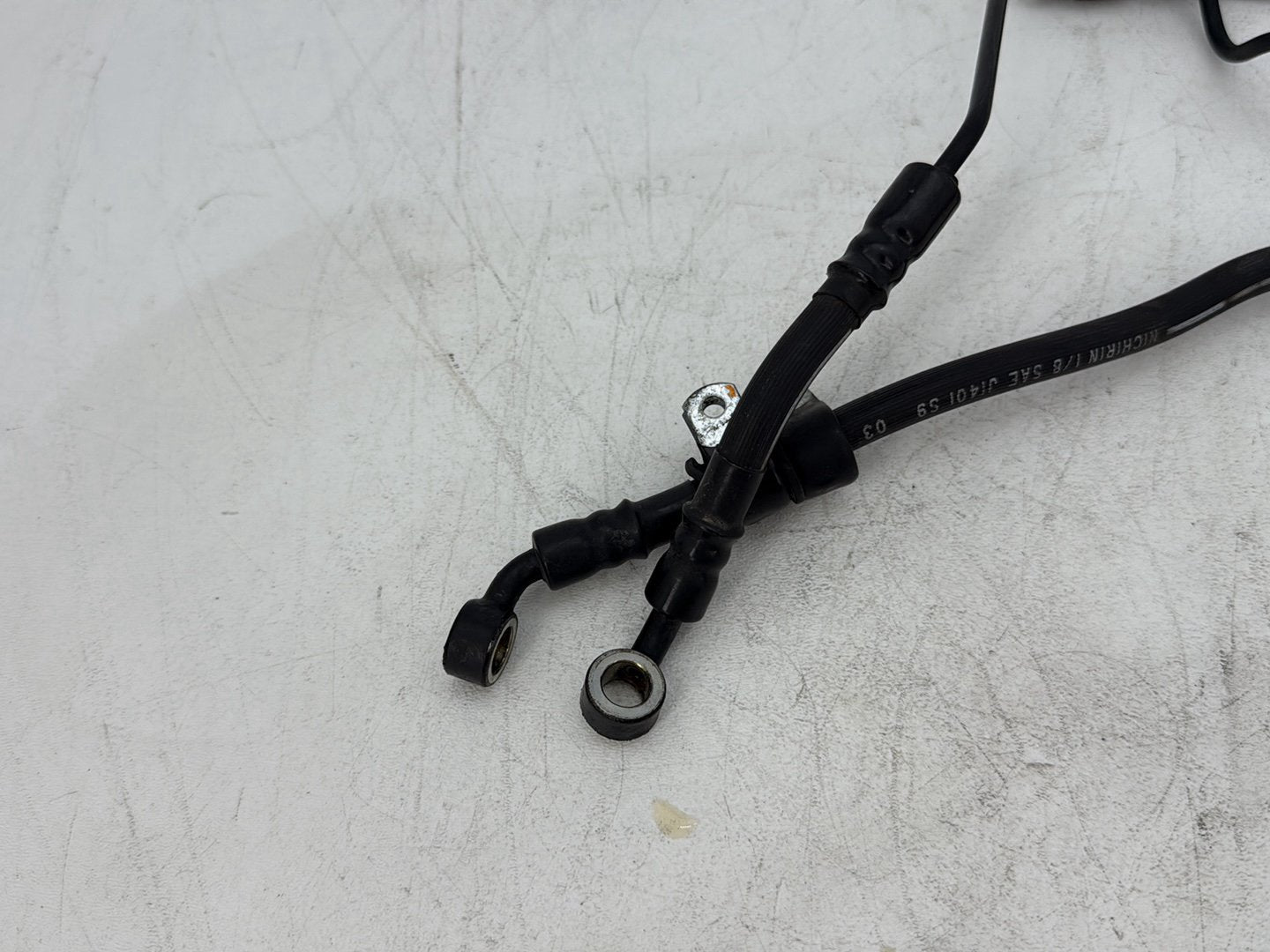 2009 Harley Sportster 883 Low XL883L OEM Rear Brake Hose Line Pipe