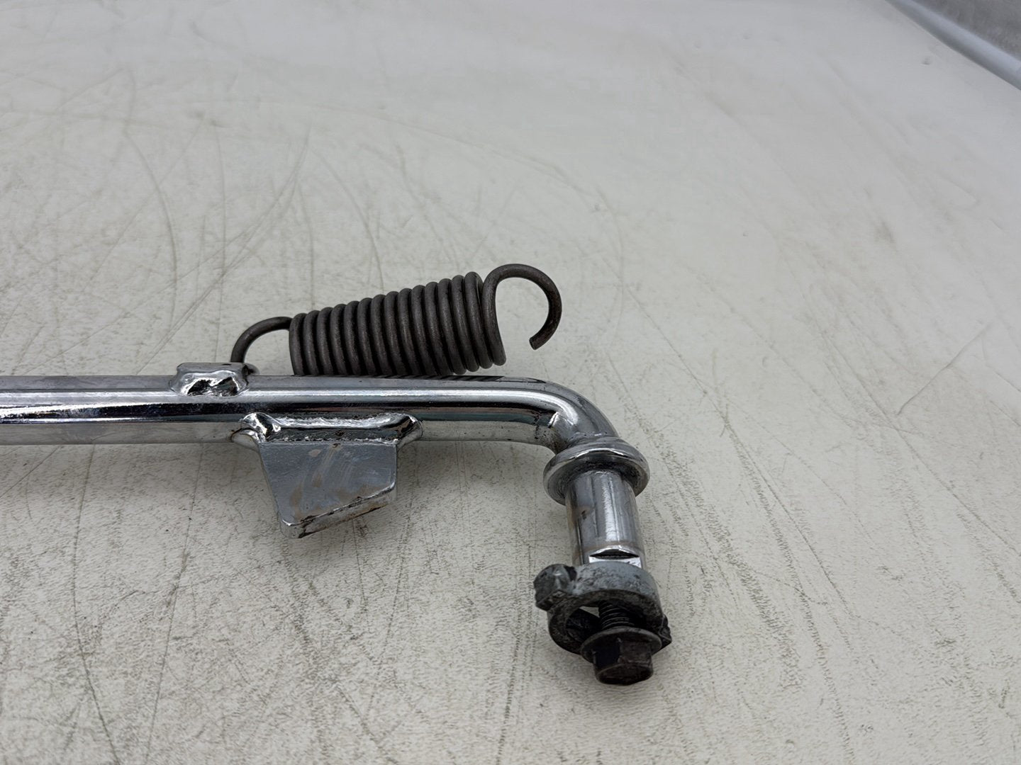 2004 Harley Dyna Super Glide FXDI OEM Left Side Jiffy Kick Stand & Spring