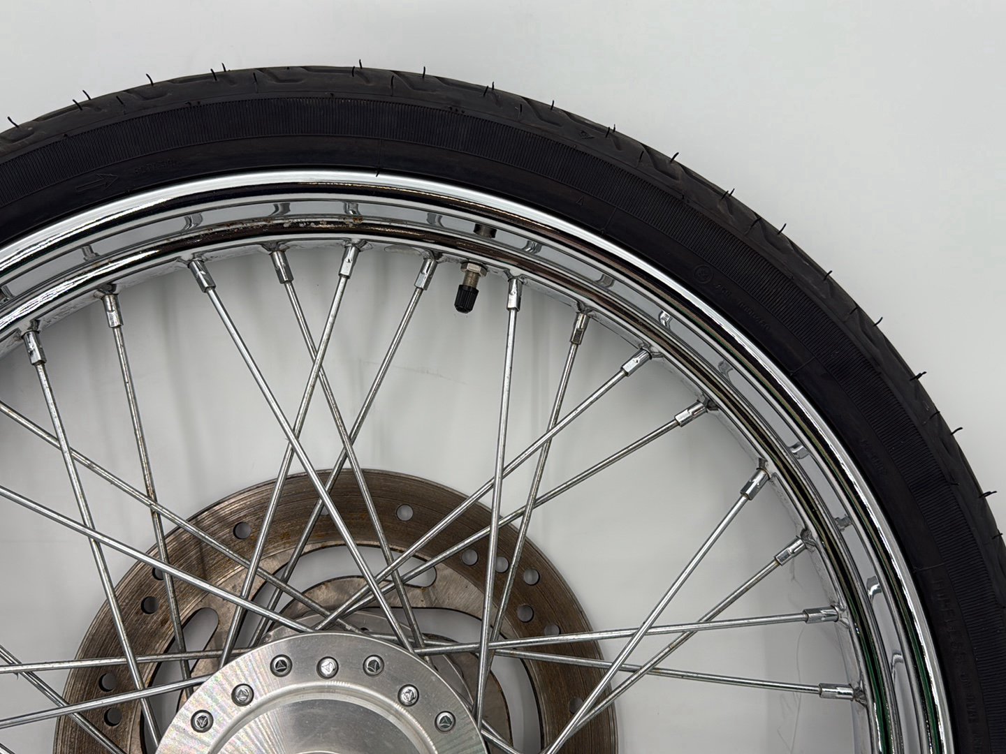 2006 Harley Sportster XL883C 883 Custom OEM Front Wheel Rim Tire Spoked