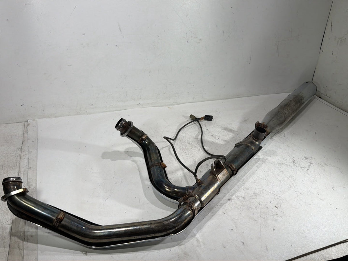 2010 Harley Road King Touring Classic Exhaust Headers Pipe Mufflers Python
