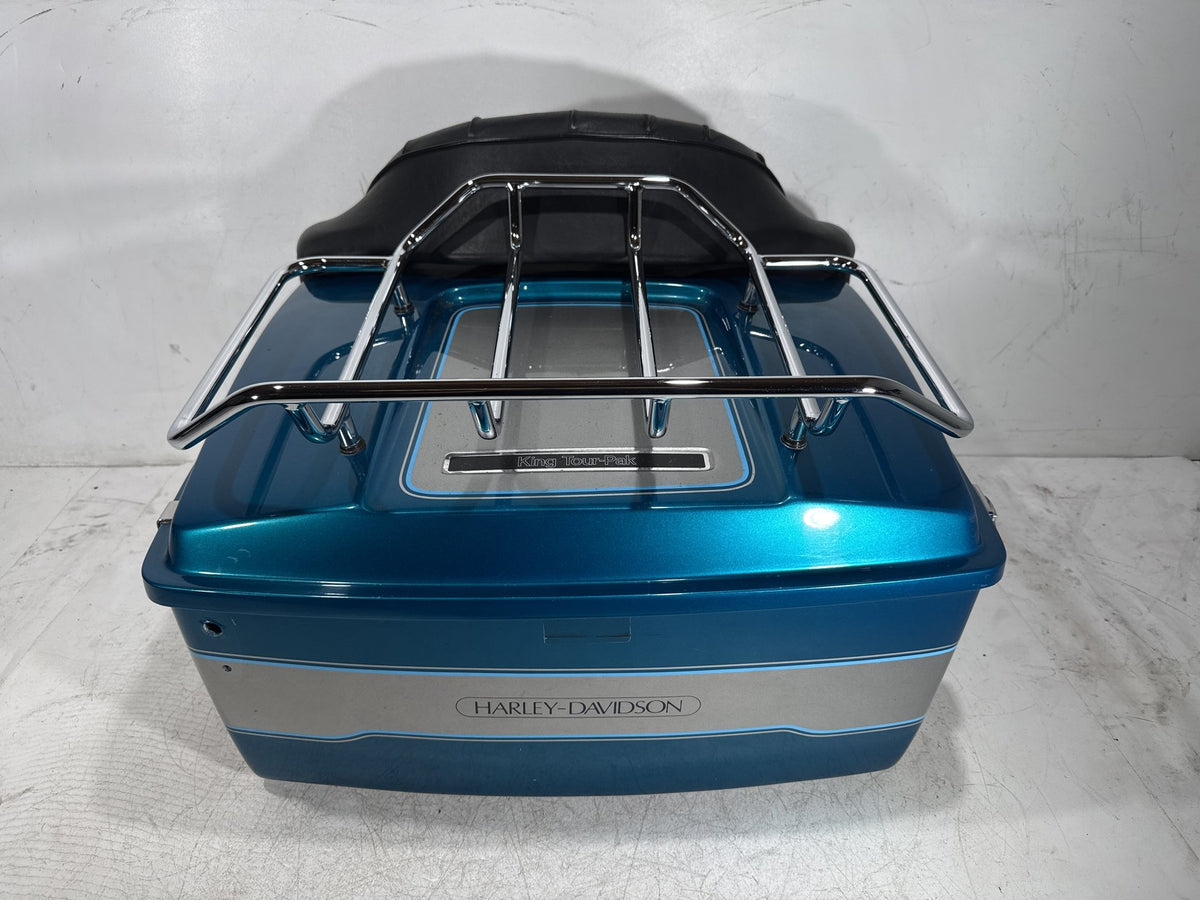 1995 Harley Electra Glide Touring FLHT OEM Pass Backrest Tour Pak Luggage NOKey
