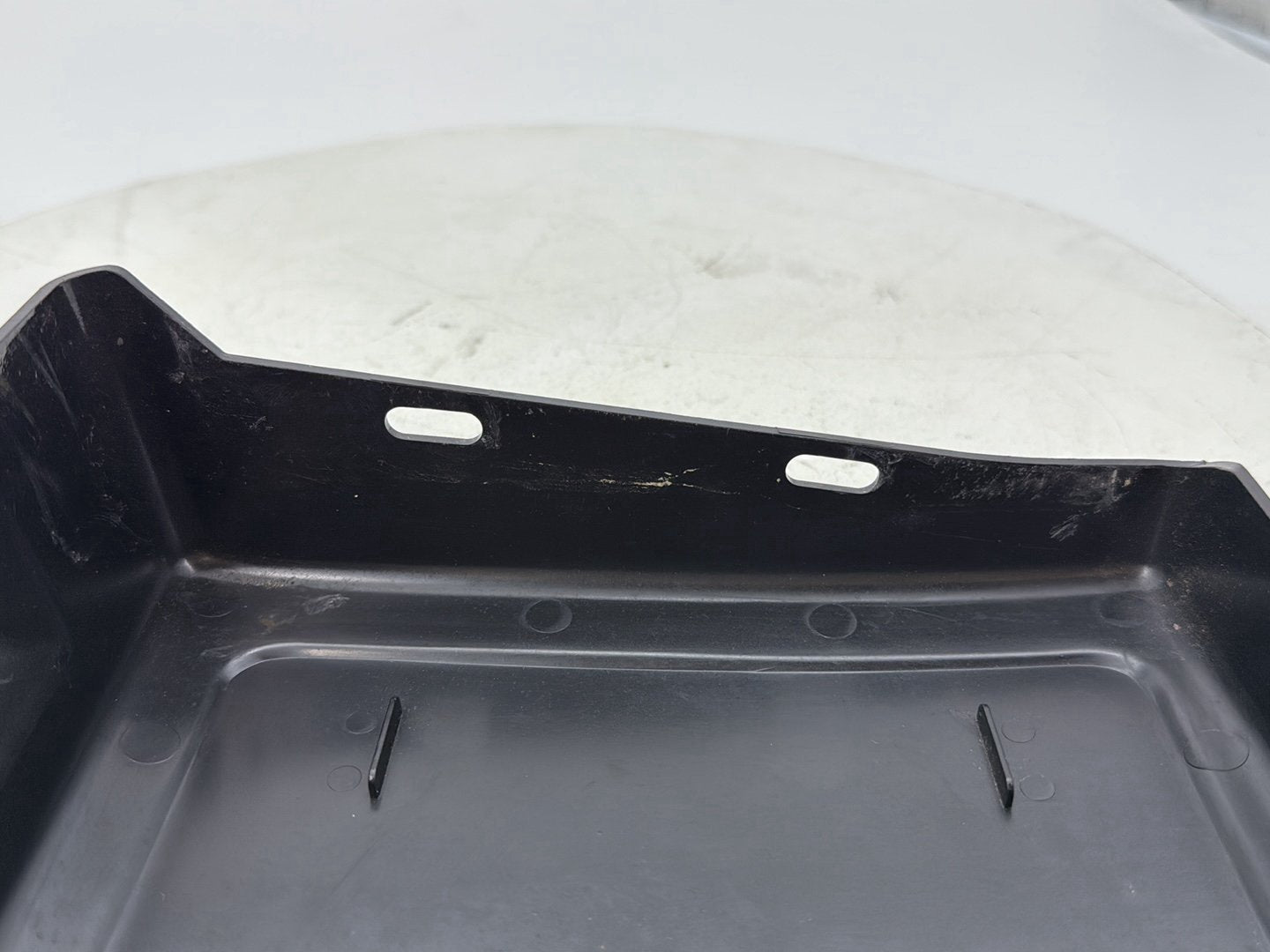 2012 Harley Dyna Fat Bob FXDF 103 OEM Lower Battery Tray Stay Box Cover Panel
