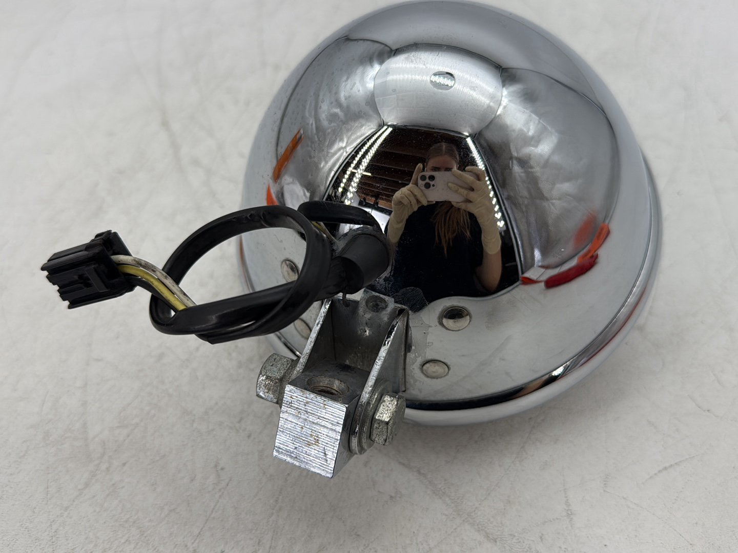 2000 Harley Dyna FXDWG Wide Glide OEM Headlight Headlamp Head Light Halogen