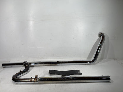 2000 Harley Dyna FXDWG Wide Glide OEM Exhaust Header Pipes Muffler