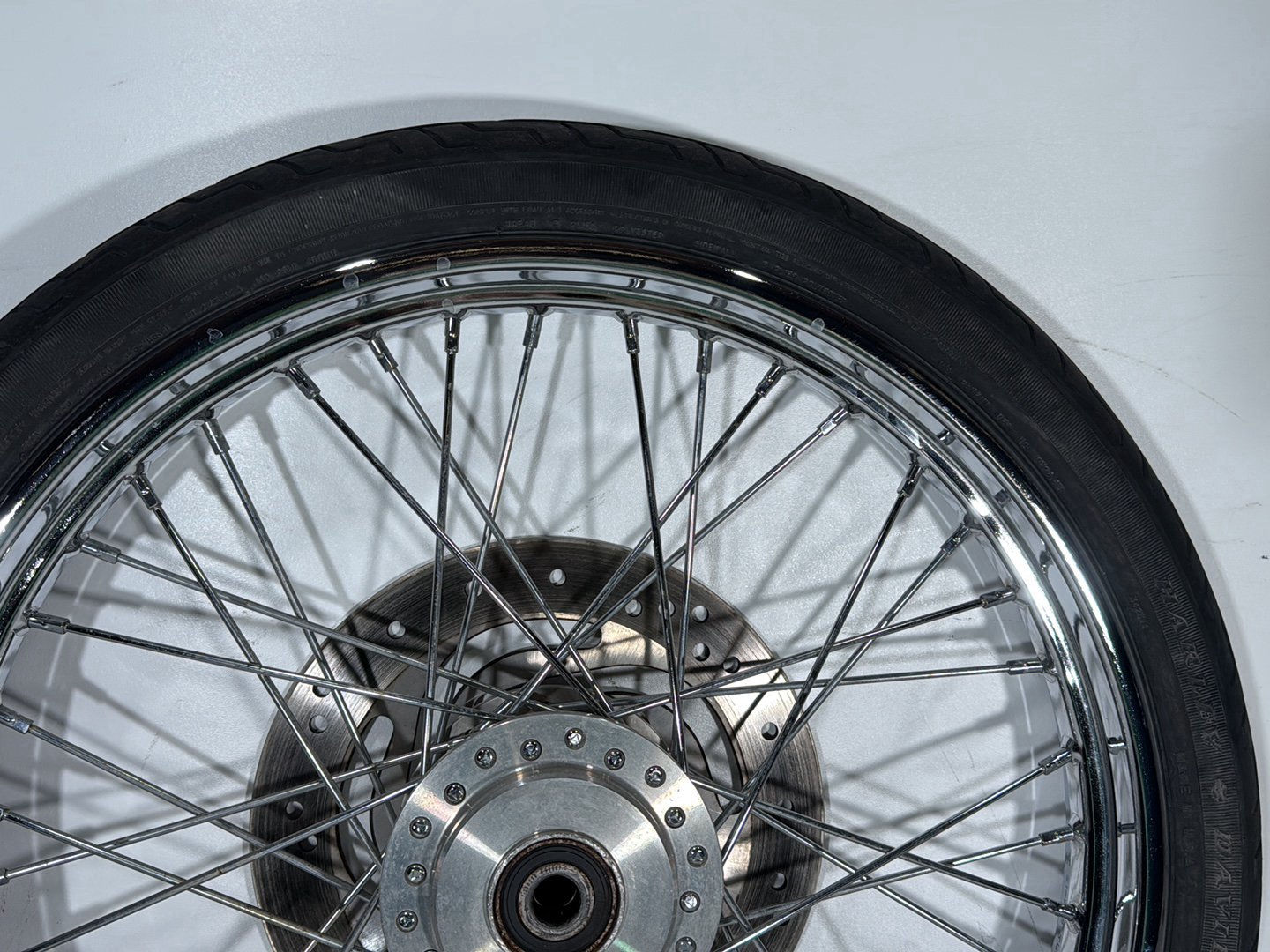 2004 - 2013 Harley-Davidson Sportster 1200 Custom Front Wheel Rim Tire Spoked 44610-05