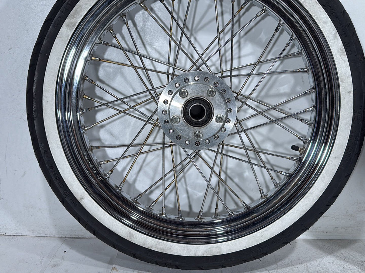 2007 Harley Dyna Street Bob FXDB OEM Front Rear Wheel Rim Tire Spoked