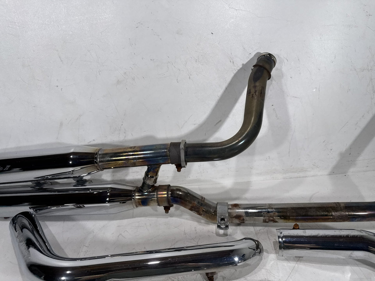 2003 Harley Softail Deuce FXSTDI OEM Exhaust Header Muffler Pipes Screamin Eagle