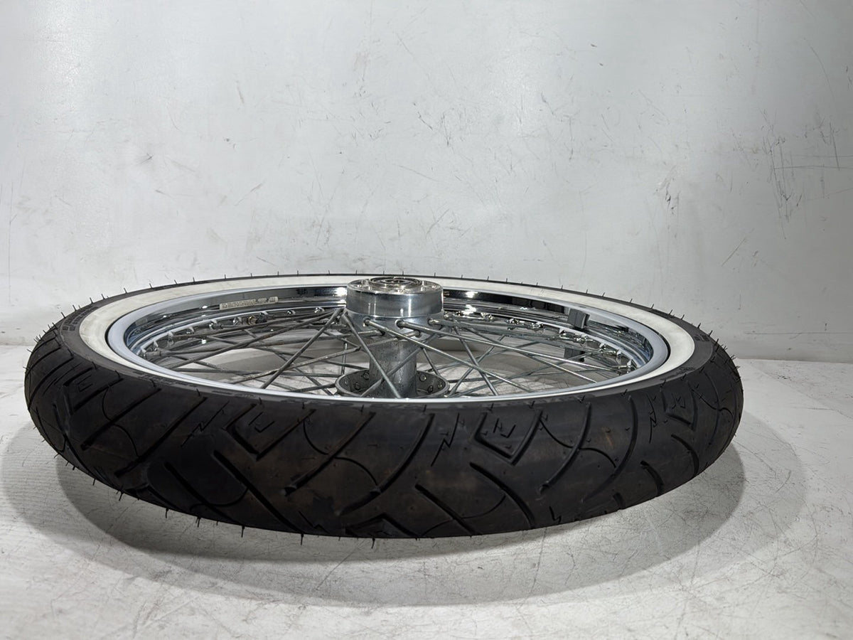2003 Harley Softail Deuce FXSTD OEM Front Wheel Rim Tire Spoked