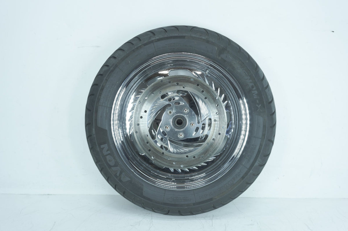 1999 Harley Touring FLHR Road King Front Wheel Rim Tire Chrome MT90B16 16" 74H