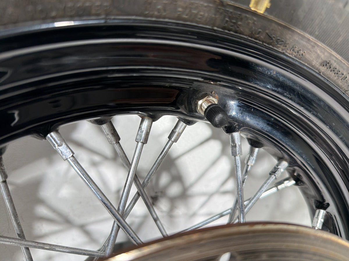 2014 Harley Softail Slim FLS OEM Rear Wheel Rim Tire Spoked 16"