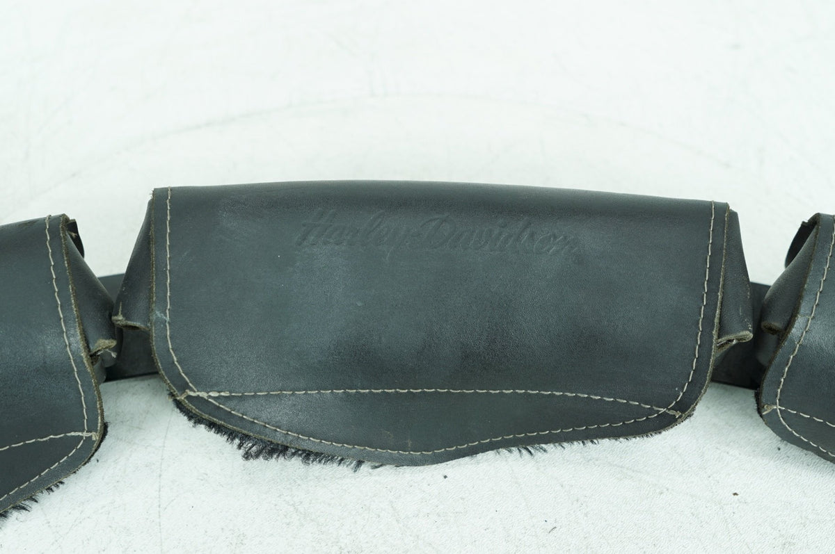 1999 - 2006 Harley-Davidson Touring Electra Glide Classic Front Onboard Tool Bag Leather Storage Pouch bag