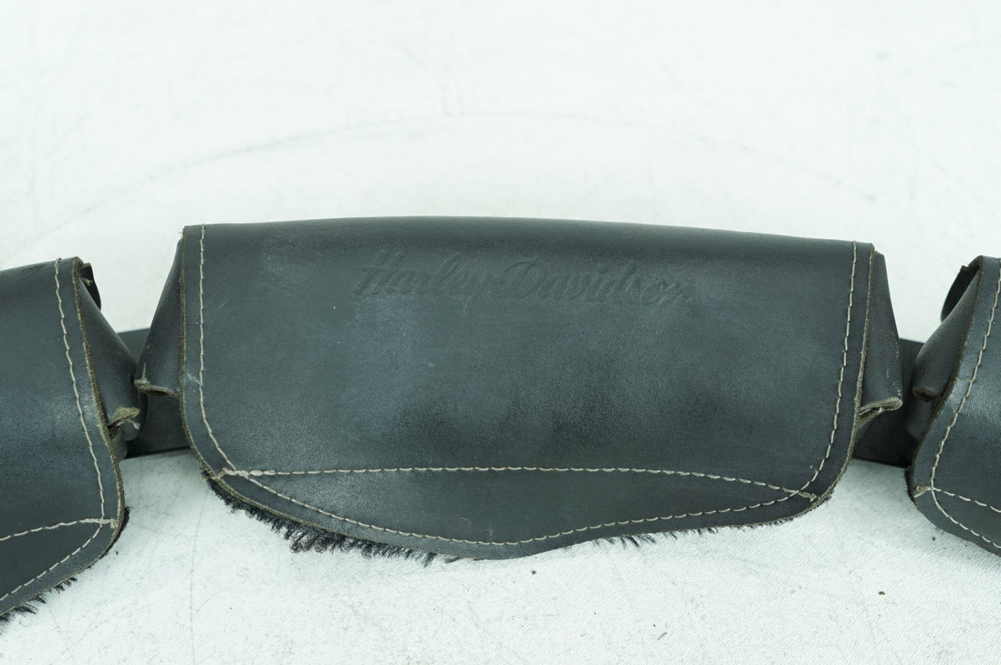 1999 - 2006 Harley-Davidson Touring Electra Glide Classic Front Onboard Tool Bag Leather Storage Pouch bag