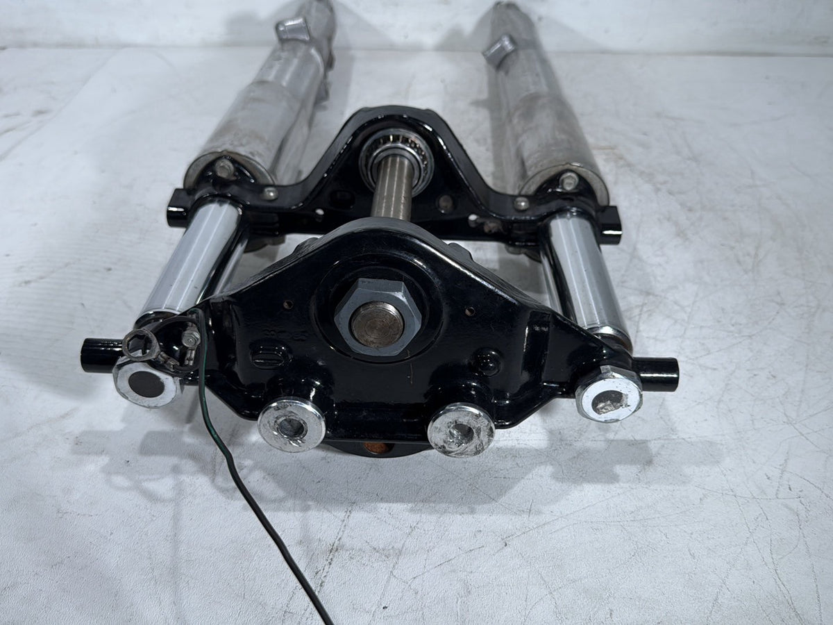 11 Harley Road Glide Touring OEM Front Triple Tree Set & LH RH Fork Legs Sliders