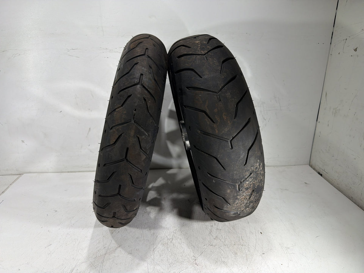 2015 Harley Electra Glide Touring Ultra Front & Rear Wheel Rim Tire ABS 16" 17"