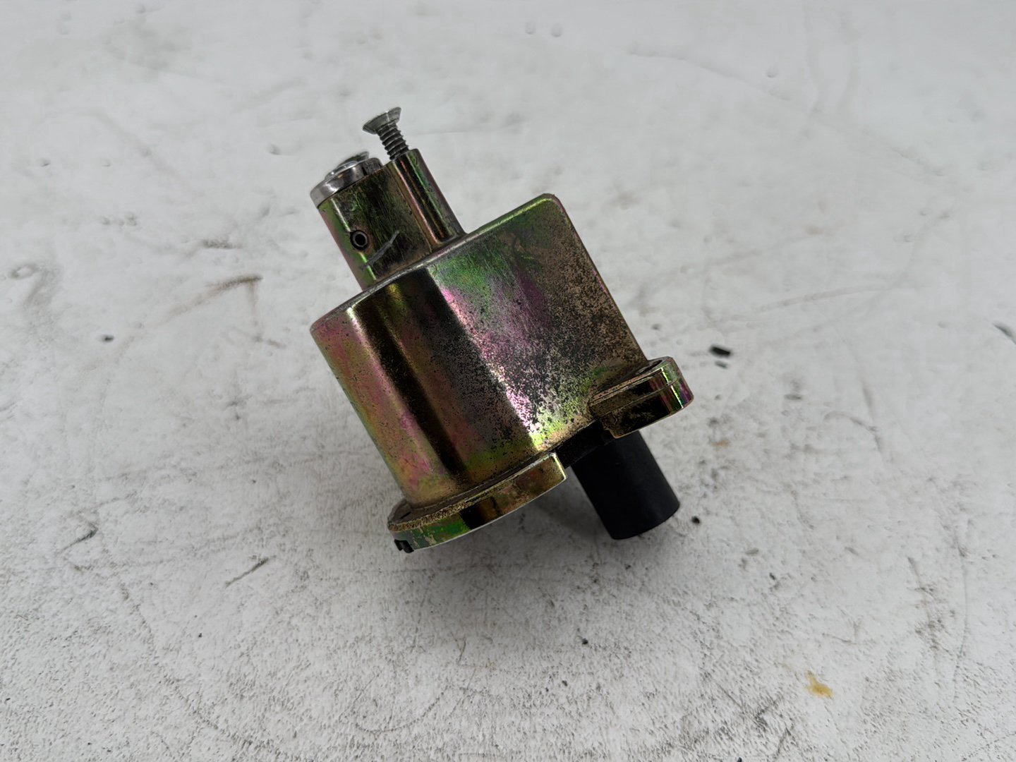 1997 Harley Road King Touring Police Fork Lock Switch Cylinder Barrel Lockset NOKey