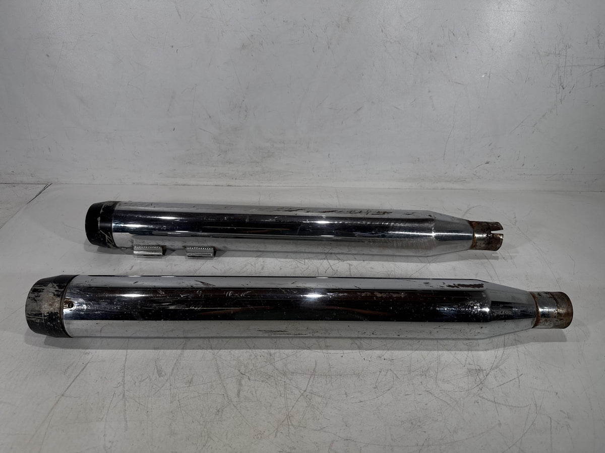 2011 Harley Street Glide Touring FLHX Exhaust Muffler Silencer Slip On Rinehart