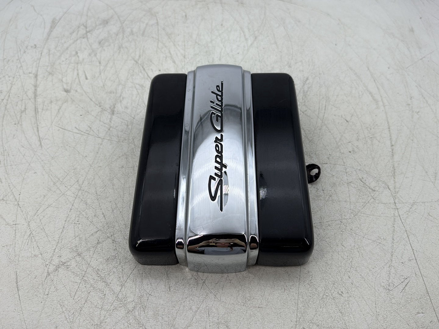 2012 Harley Dyna Super Glide Custom FXDCI OEM Lower Battery Tray Stay Box Cover Panel