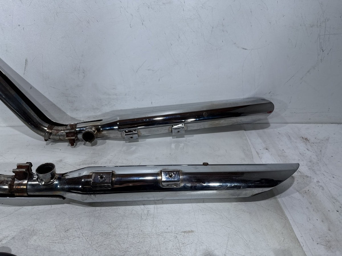 04 Harley Heritage Softail Classic FLSTCI Exhaust Header Pipes Muffler S & S