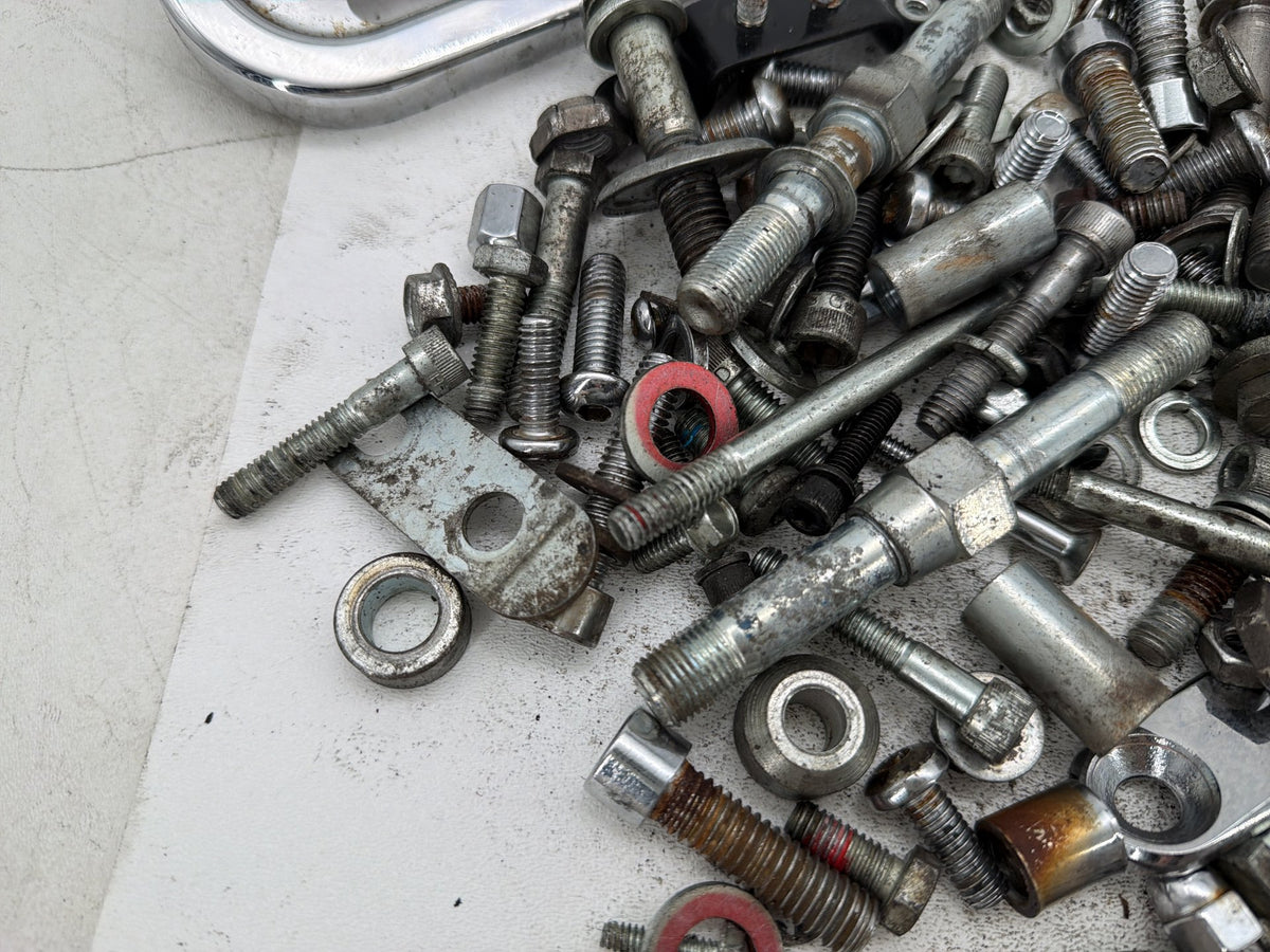 2002 Harley Dyna Wide Glide FXDWG OEM Hardware Bolts Nuts & Brackets